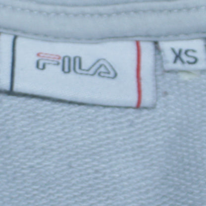 Mens UK Size XS FILA Grey Pullover Hoodie