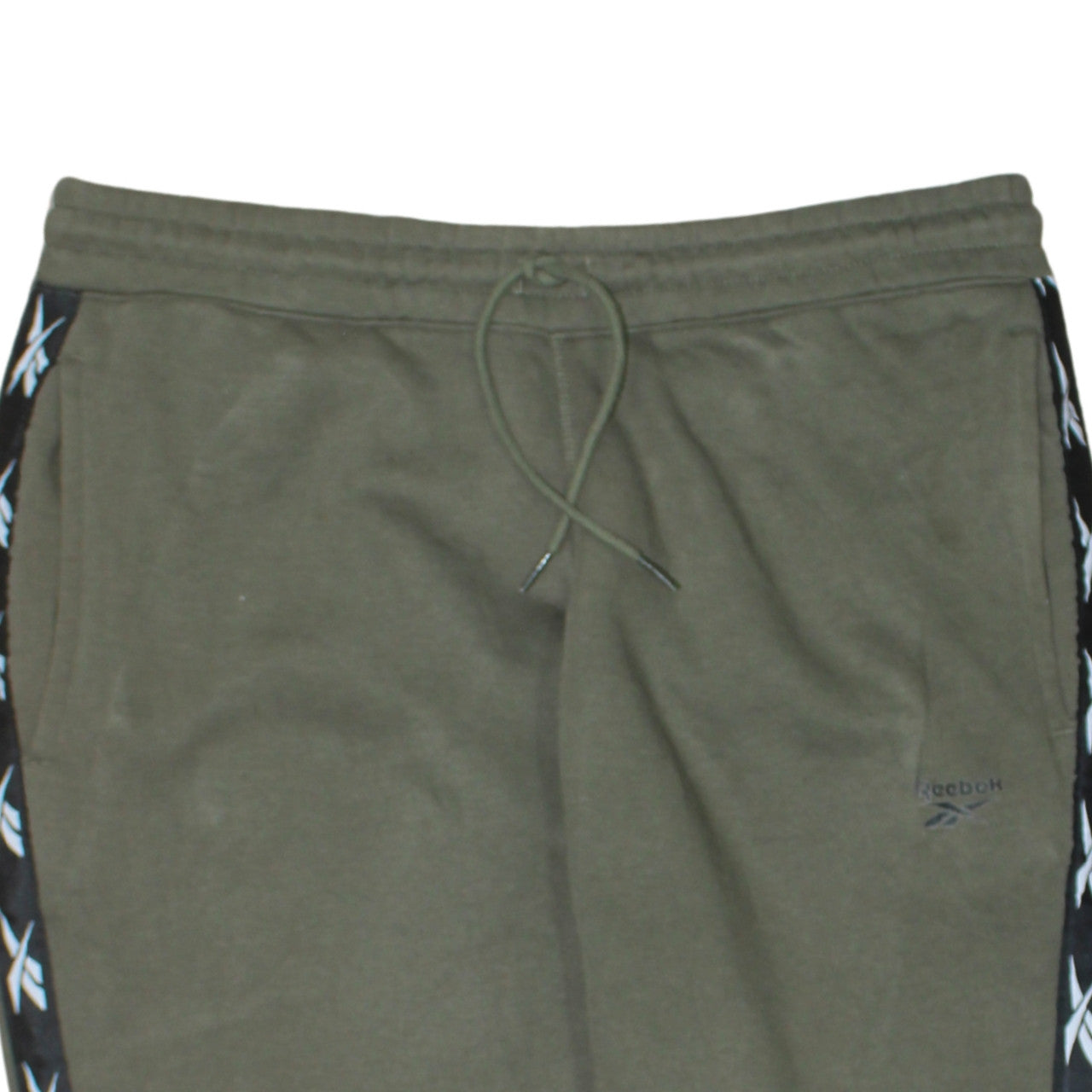 Mens UK Size L Reebok Regular Fit Jogger Green Trousers