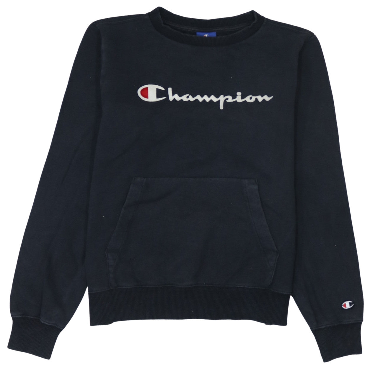 Womens UK Size XS Champion Black Pullover Sweatshirt