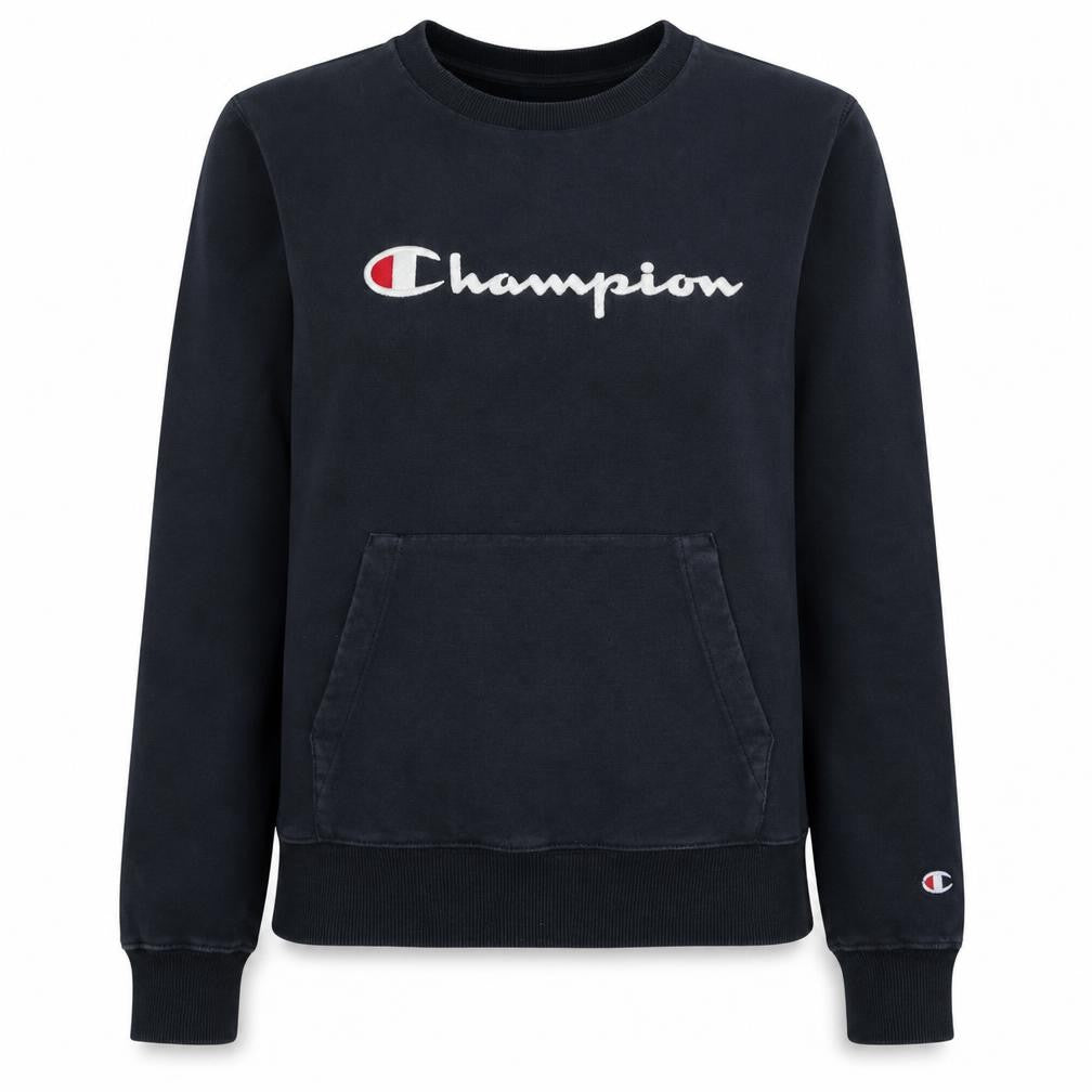 Womens UK Size XS Champion Black Pullover Sweatshirt