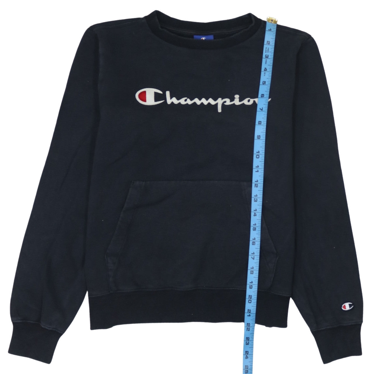 Womens UK Size XS Champion Black Pullover Sweatshirt