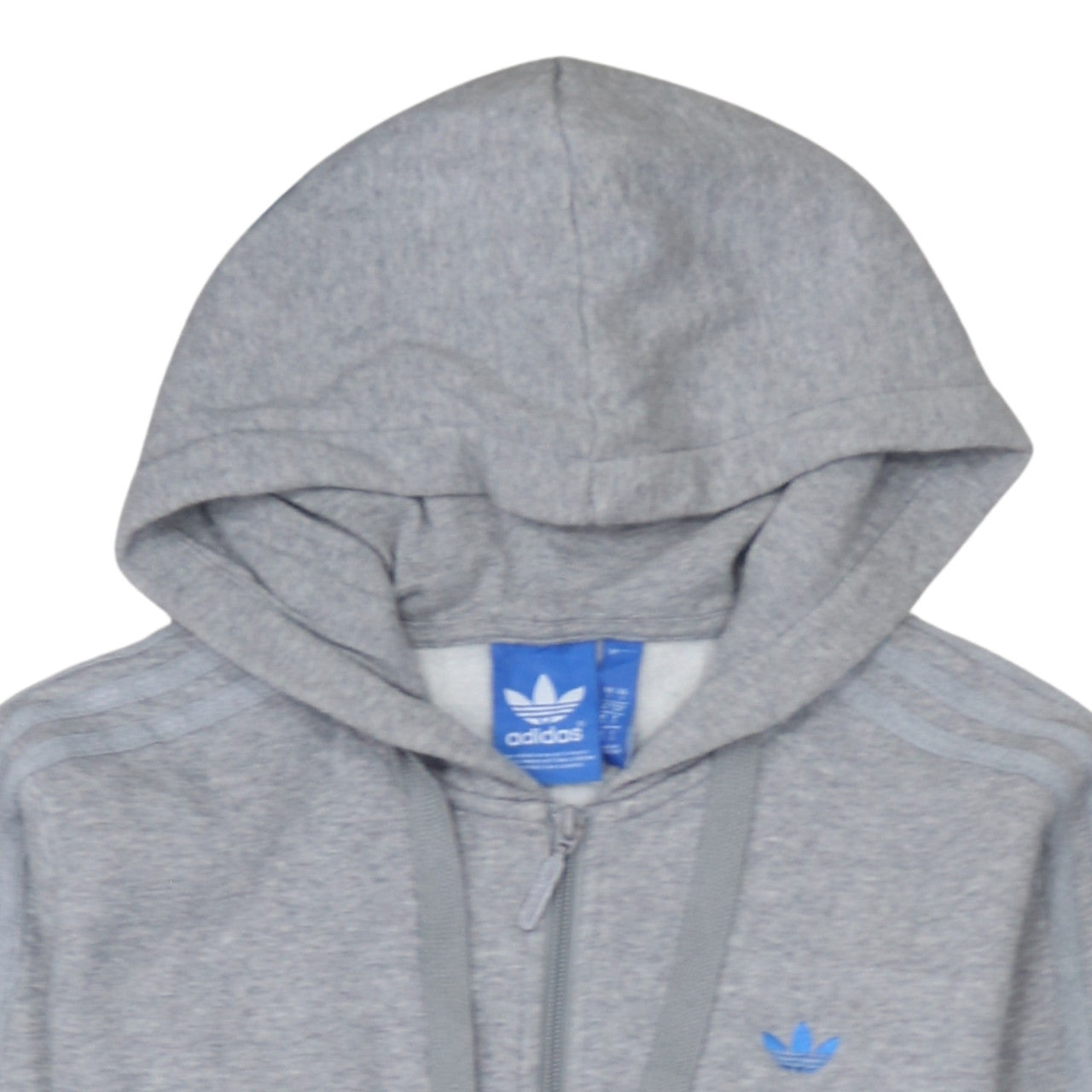 Mens UK Size S adidas Grey Full Zip Hoodie