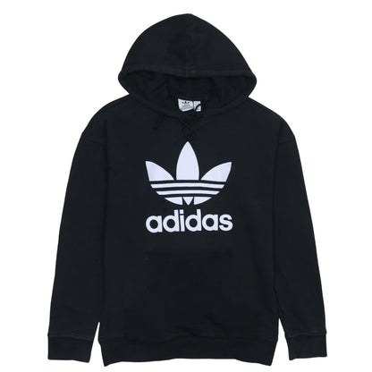 Womens UK Size 4 adidas Black Pullover Hoodie