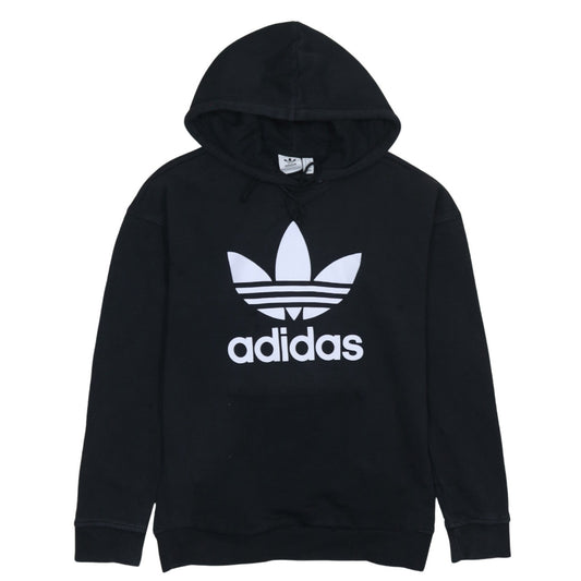 Womens UK Size 4 adidas Black Pullover Hoodie