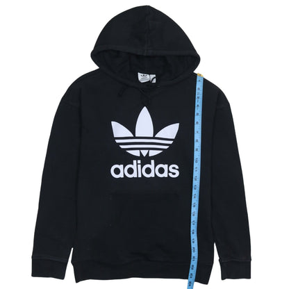 Womens UK Size 4 adidas Black Pullover Hoodie