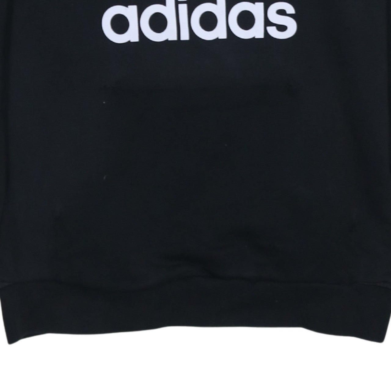 Womens UK Size 4 adidas Black Pullover Hoodie