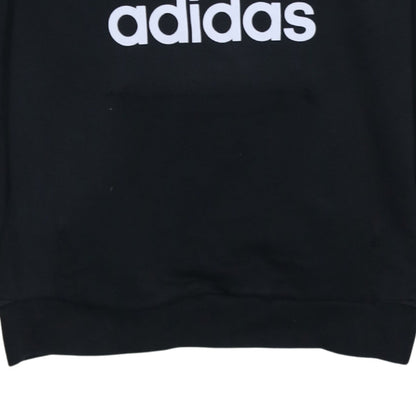 Womens UK Size 4 adidas Black Pullover Hoodie