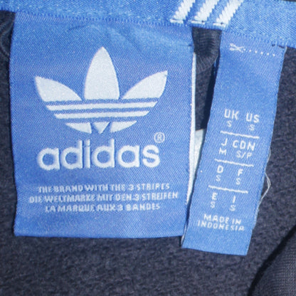 Womens UK Size S adidas Black Full Zip Hoodie
