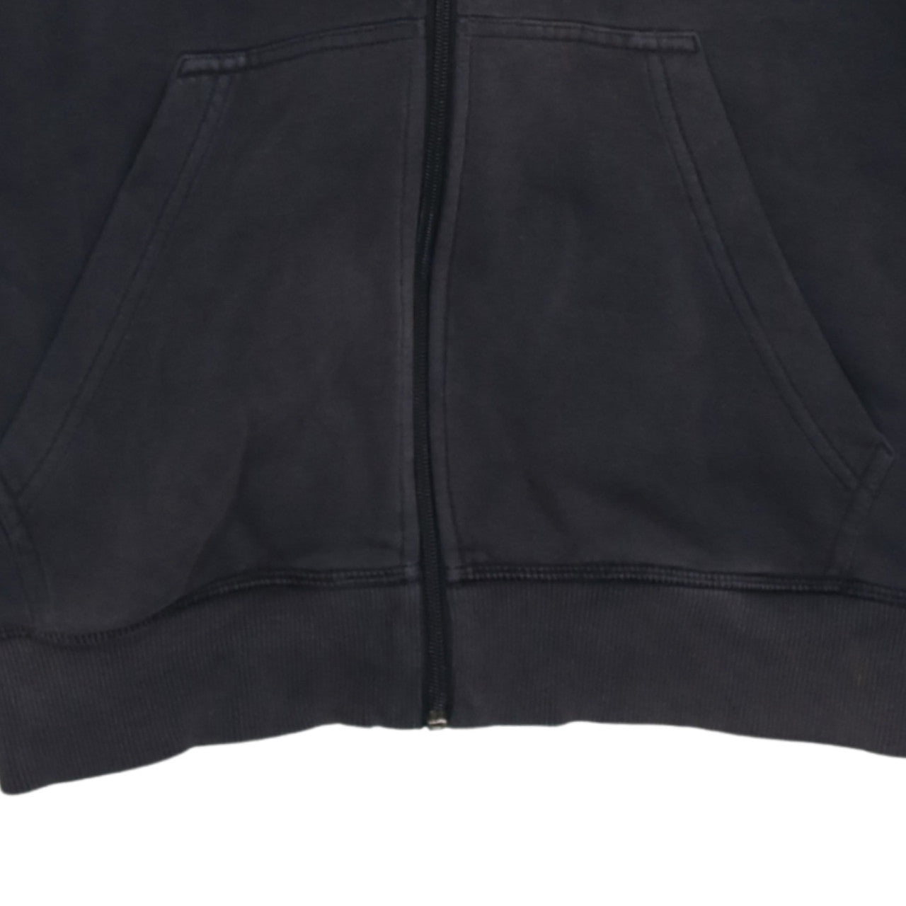 Womens UK Size S adidas Black Full Zip Hoodie