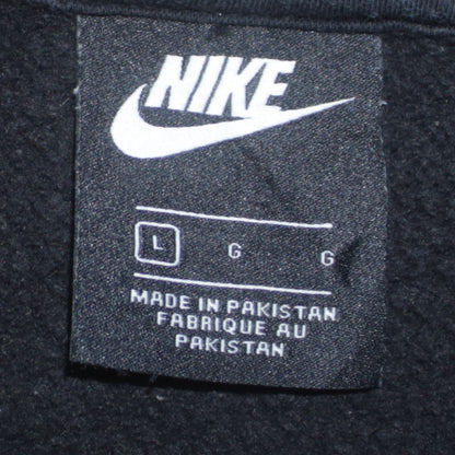 Mens UK Size L Nike Black Pullover Hoodie