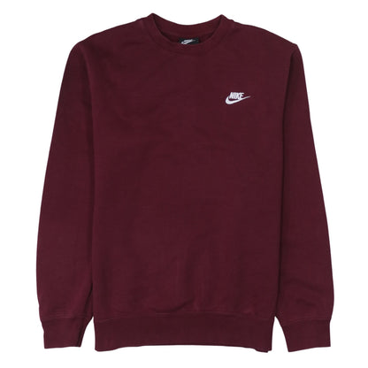 Mens UK Size S Nike Red Pullover Sweatshirt