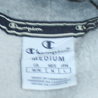 Womens UK Size M Champion Grey Pullover Hoodie