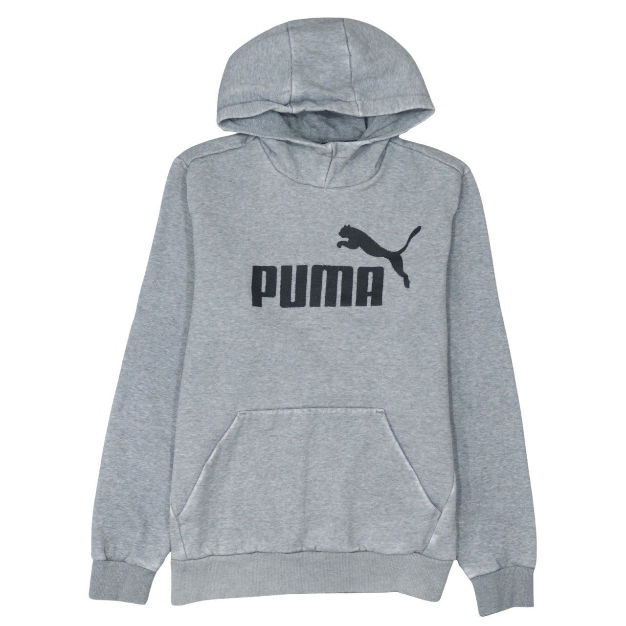 Mens UK Size S PUMA Grey Pullover Hoodie