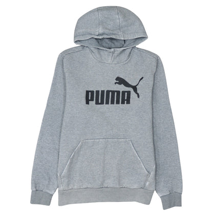 Mens UK Size S PUMA Grey Pullover Hoodie