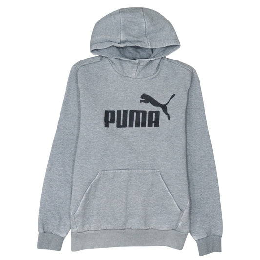 Mens UK Size S PUMA Grey Pullover Hoodie