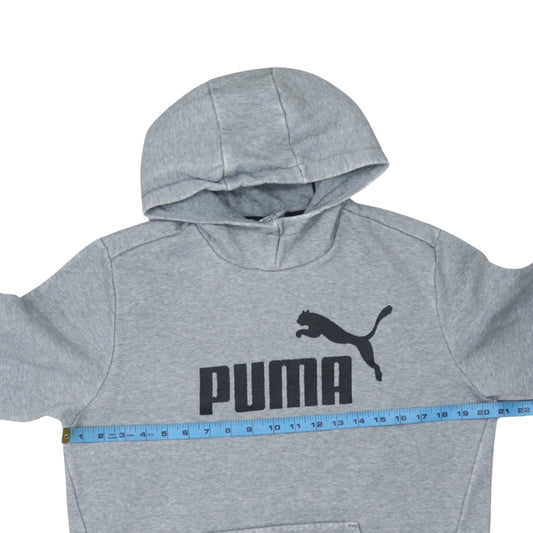 Mens UK Size S PUMA Grey Pullover Hoodie