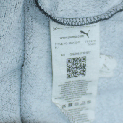 Mens UK Size S PUMA Grey Pullover Hoodie