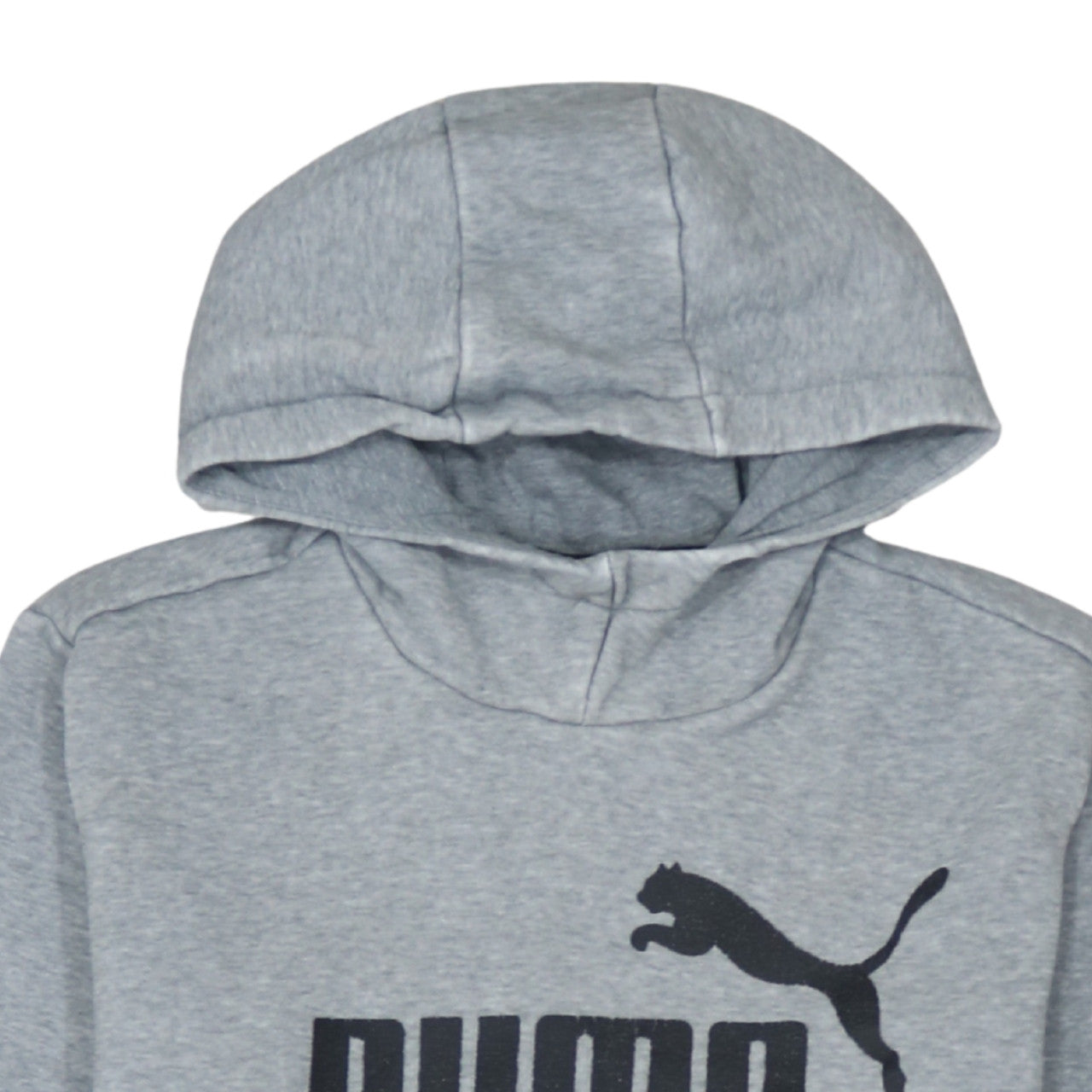 Mens UK Size S PUMA Grey Pullover Hoodie