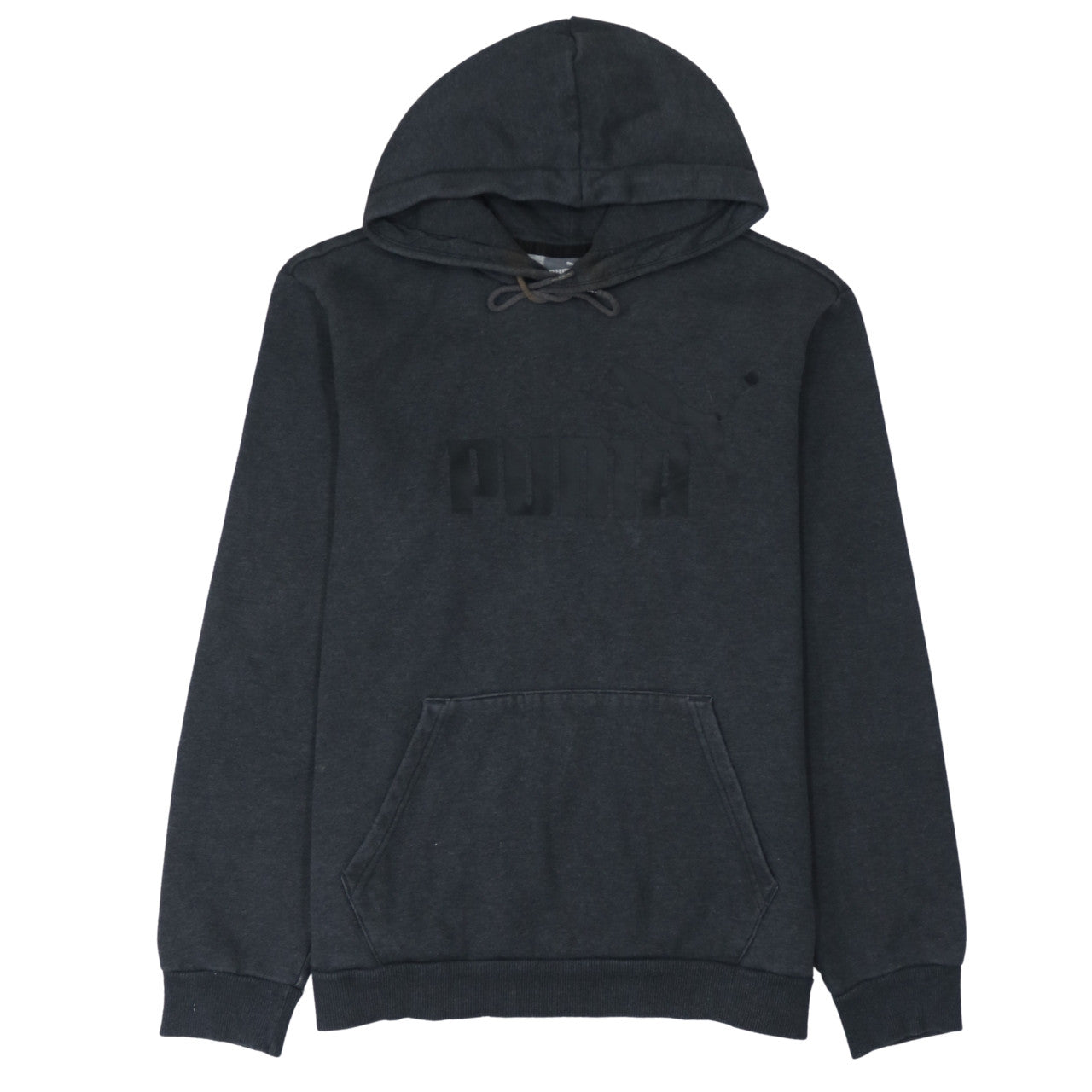 Mens UK Size M PUMA Black Pullover Hoodie