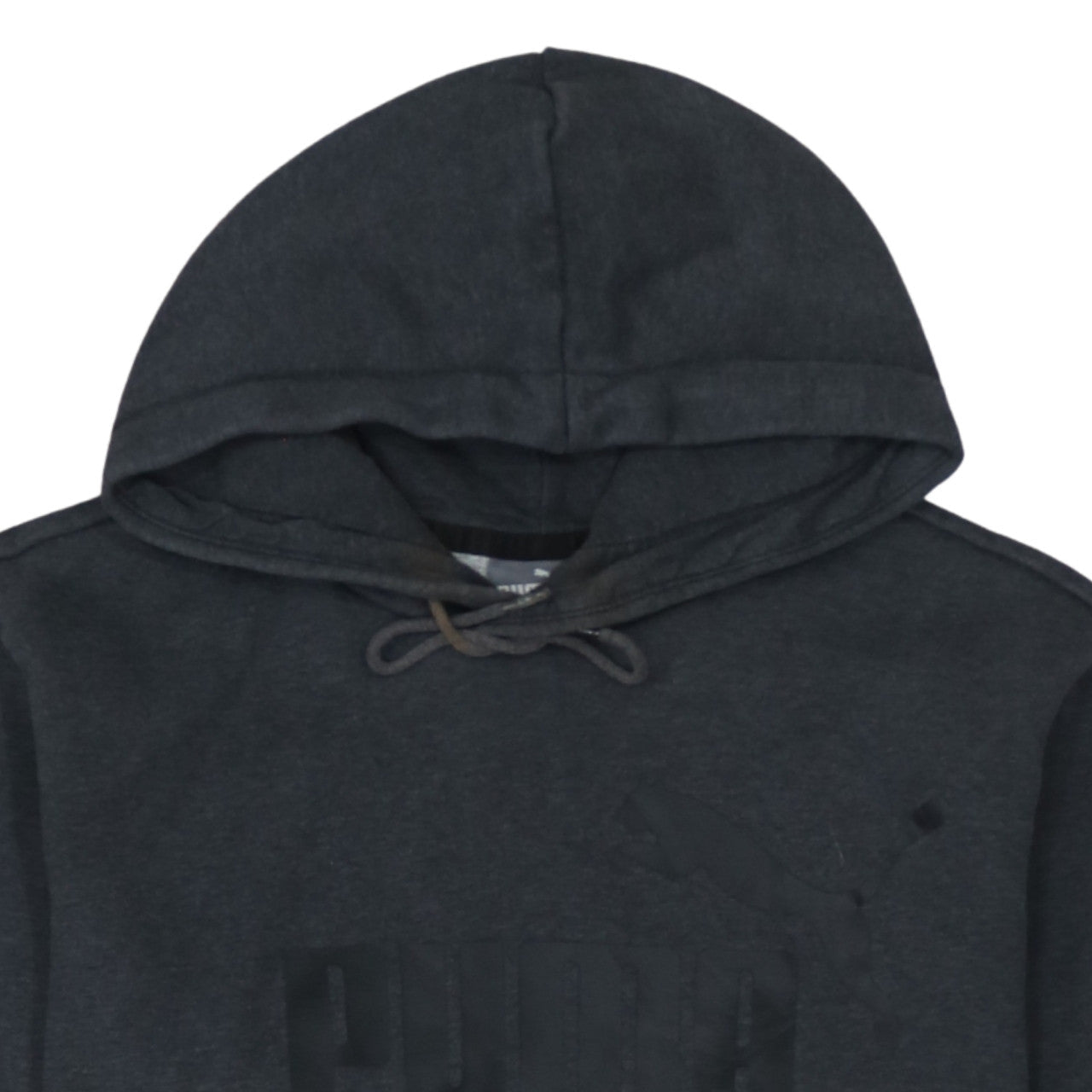 Mens UK Size M PUMA Black Pullover Hoodie