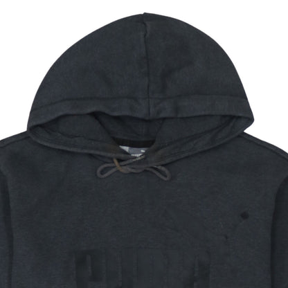 Mens UK Size M PUMA Black Pullover Hoodie