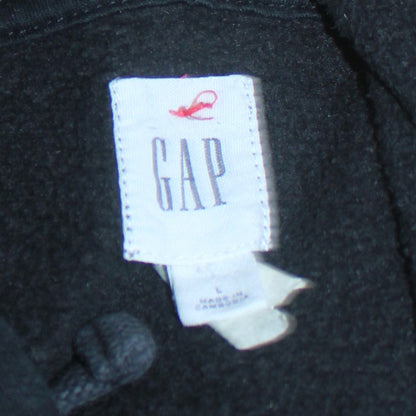 Mens UK Size L Gap Black Pullover Hoodie