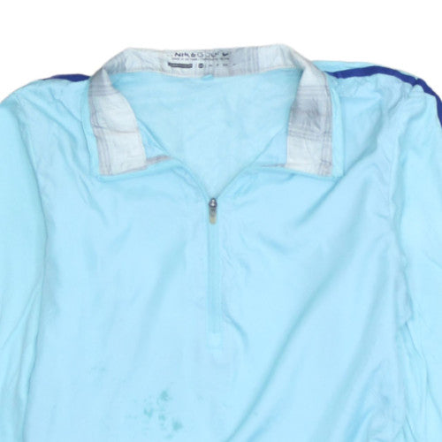 Womens UK Size XS Nike Blue Pullover Sweatshirt