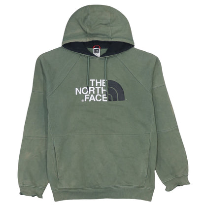 Mens UK Size L The North Face Green Pullover Hoodie