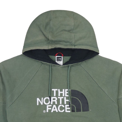 Mens UK Size L The North Face Green Pullover Hoodie