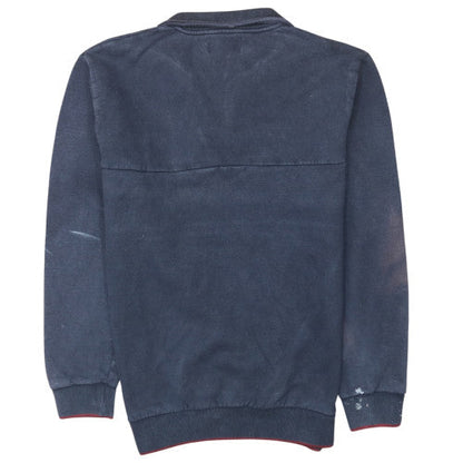 Mens UK Size 2XL Kappa Blue Henley Sweatshirt