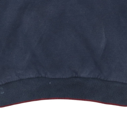 Mens UK Size 2XL Kappa Blue Henley Sweatshirt