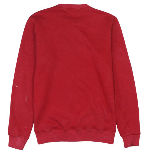 Mens UK Size S Tommy Hilfiger Red Pullover Sweatshirt