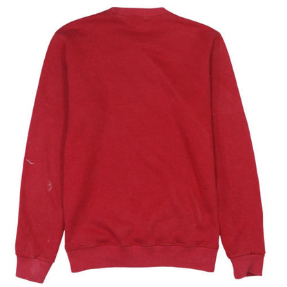 Mens UK Size S Tommy Hilfiger Red Pullover Sweatshirt