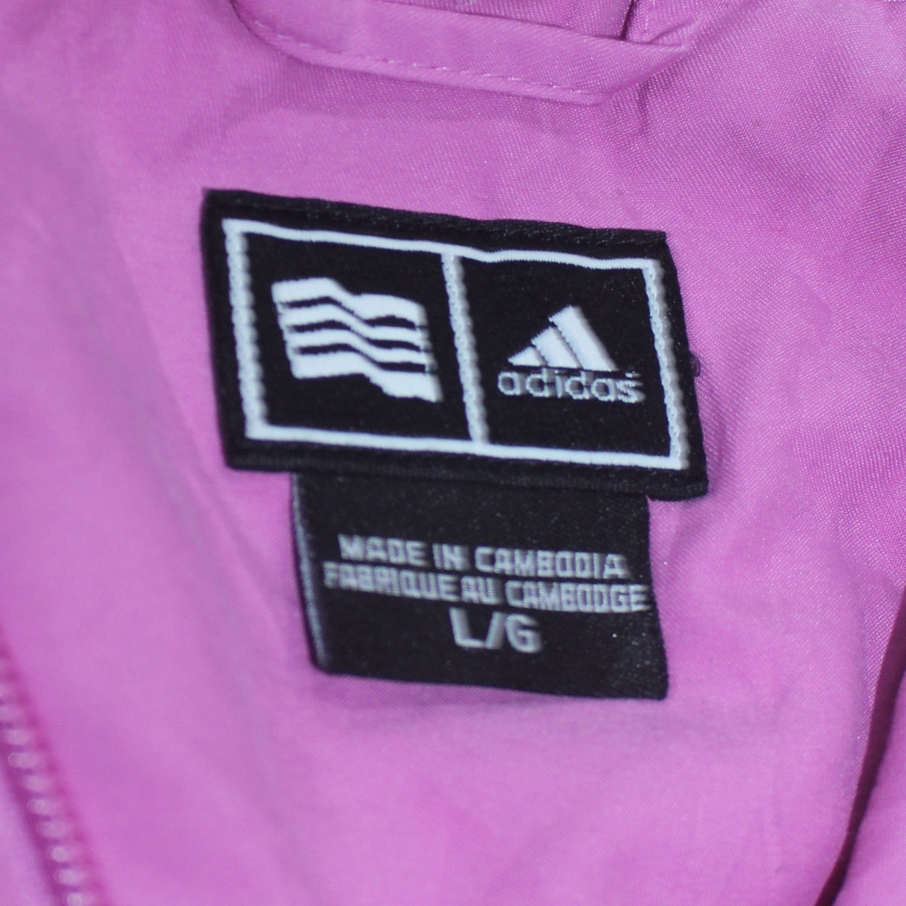 Womens UK Size L adidas Pink Pullover Sweatshirt