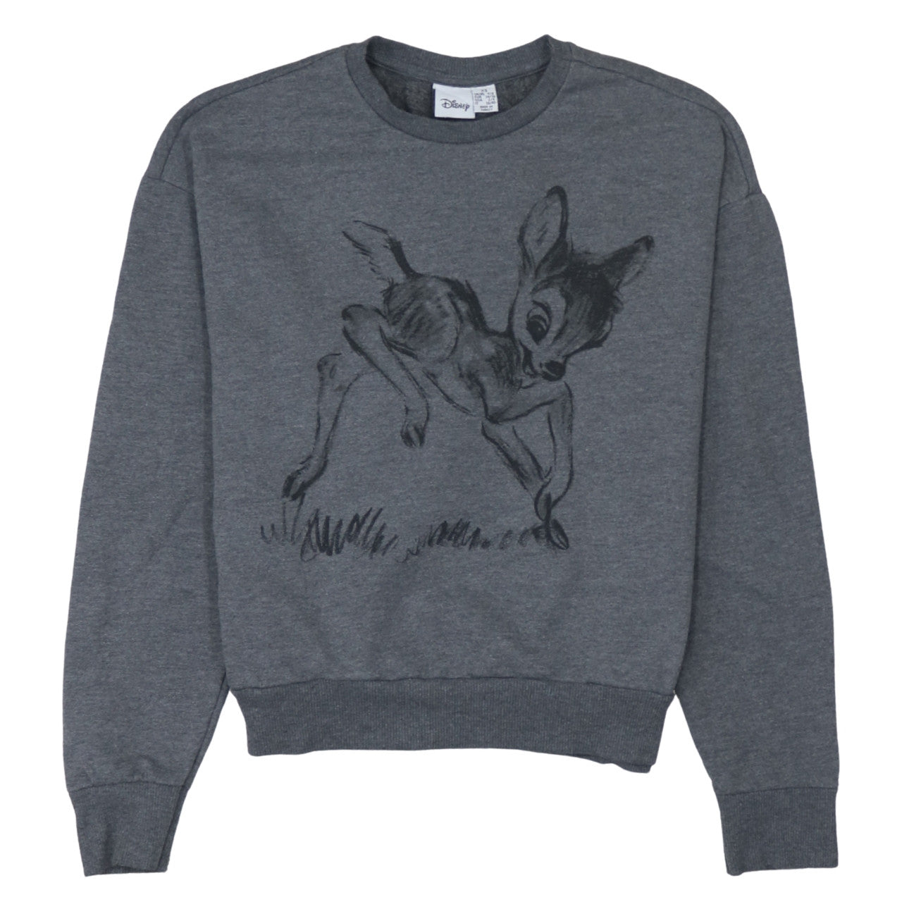 Womens UK Size XS Disney Grey Pullover Sweatshirt