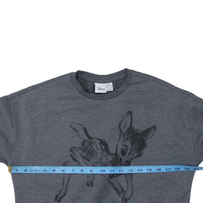 Womens UK Size XS Disney Grey Pullover Sweatshirt