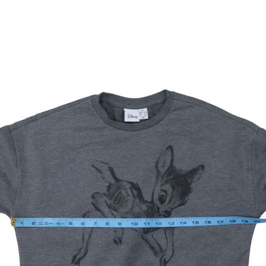 Womens UK Size XS Disney Grey Pullover Sweatshirt