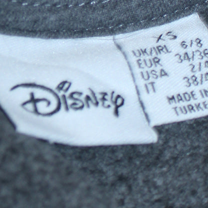 Womens UK Size XS Disney Grey Pullover Sweatshirt