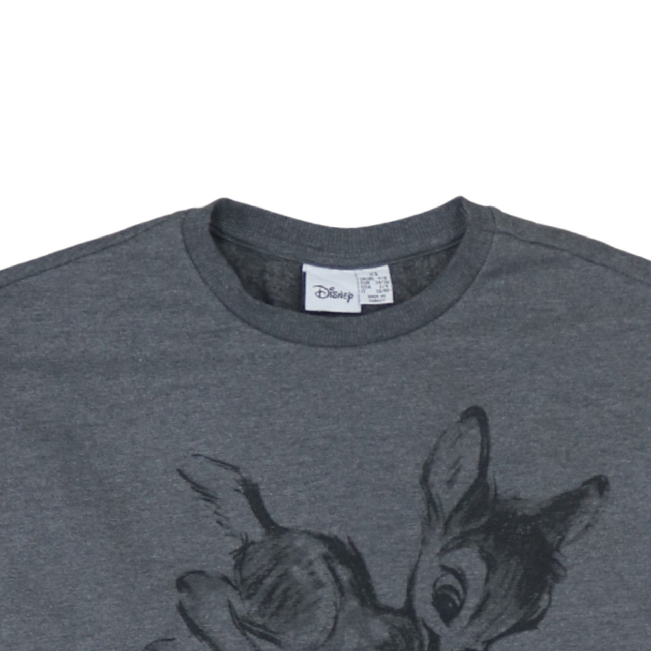 Womens UK Size XS Disney Grey Pullover Sweatshirt