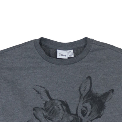 Womens UK Size XS Disney Grey Pullover Sweatshirt