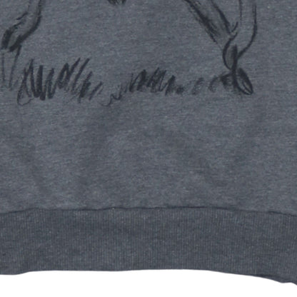 Womens UK Size XS Disney Grey Pullover Sweatshirt