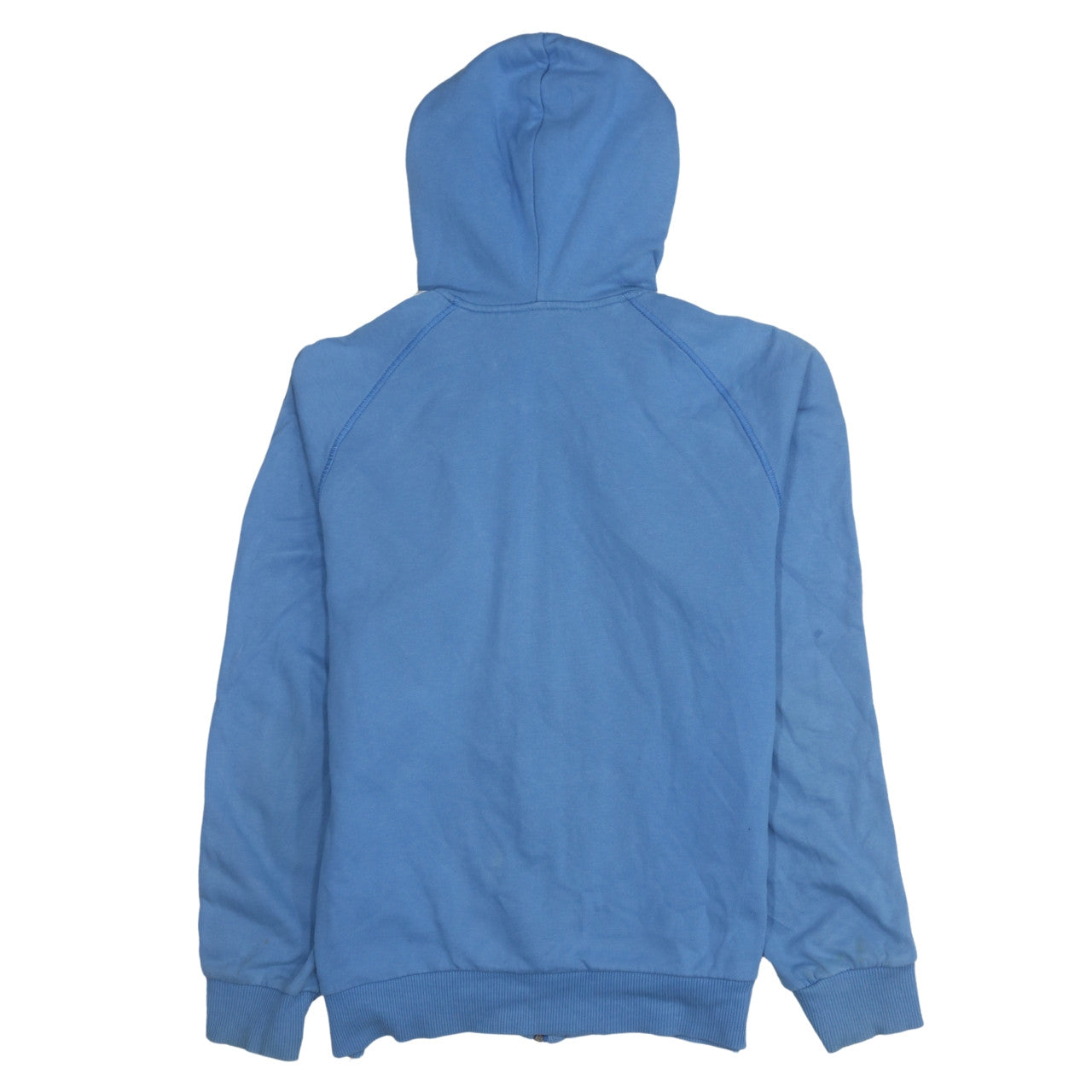 Womens UK Size S adidas Blue Full Zip Hoodie