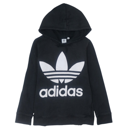 Womens UK Size 14 adidas Black Pullover Hoodie