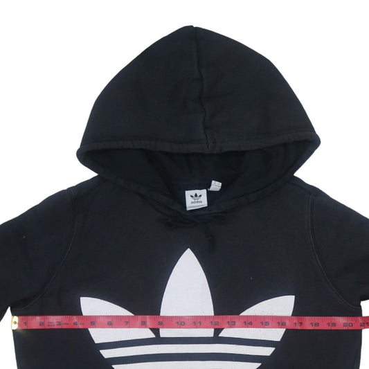Womens UK Size 14 adidas Black Pullover Hoodie