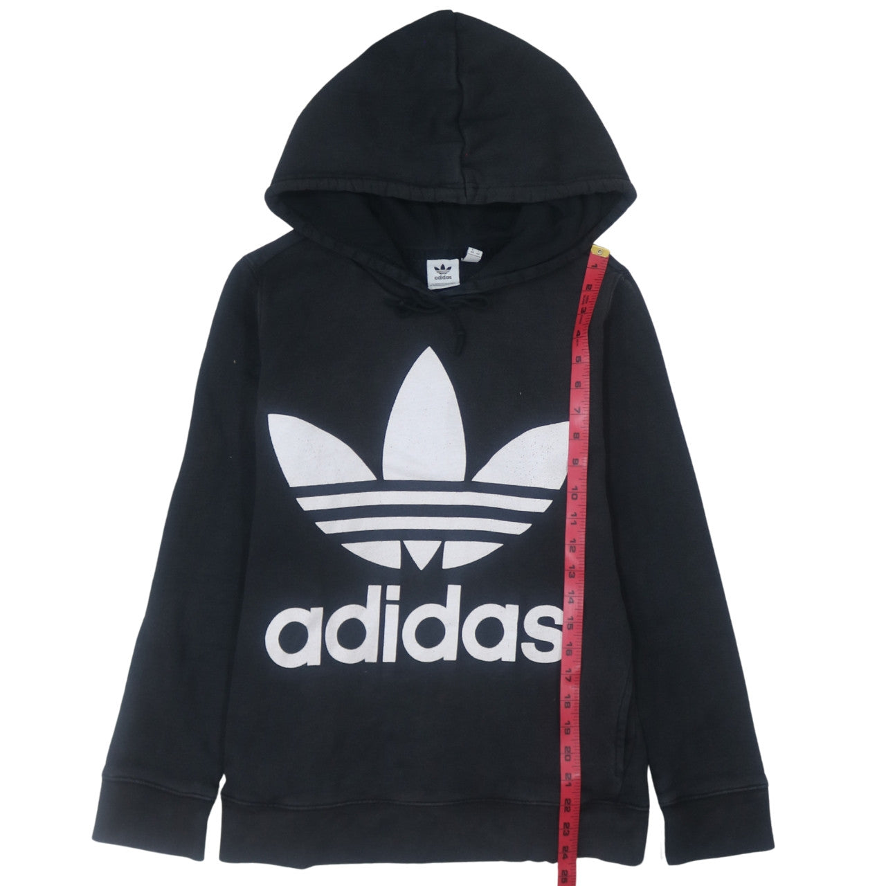 Womens UK Size 14 adidas Black Pullover Hoodie