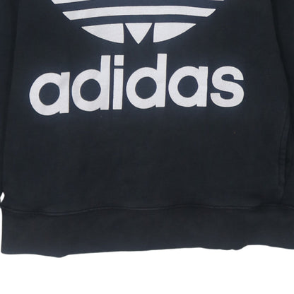 Womens UK Size 14 adidas Black Pullover Hoodie