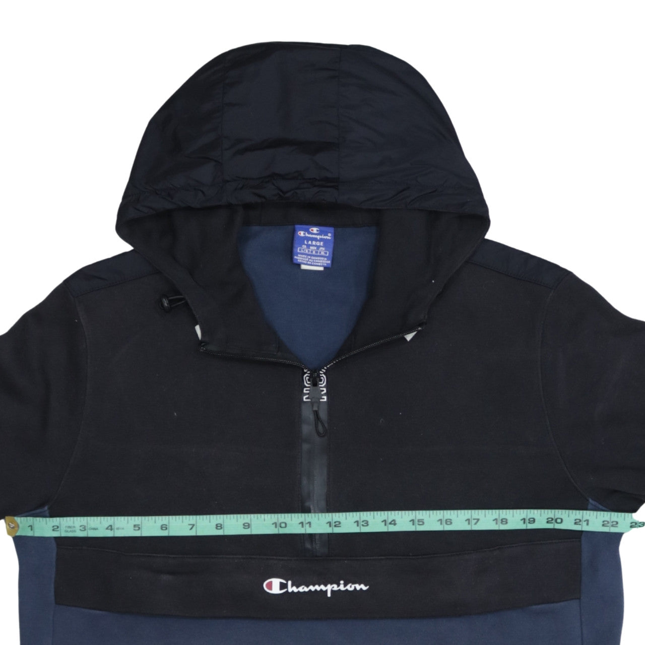 Mens UK Size L Champion Multicoloured Pullover Hoodie