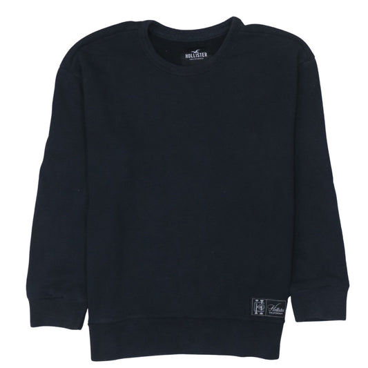 Mens UK Size S Hollister Black Pullover Sweatshirt