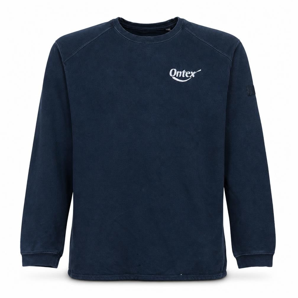 Mens UK Size L Russell Blue Pullover Sweatshirt