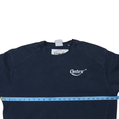 Mens UK Size L Russell Blue Pullover Sweatshirt
